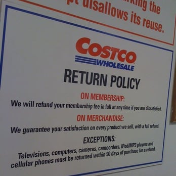 Costco - Return policy - Wholesale Stores Near Me - Chula Vista, California Costco - Return policy - Wholesale Stores Near Me - Chula Vista, California