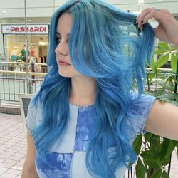 Sono Felice Hair Salon - Mermaid Blue Hair
