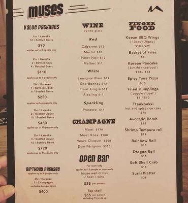 Menu photo 3 MUSES 35 New York, NY Menu photo 3 MUSES 35 New York, NY