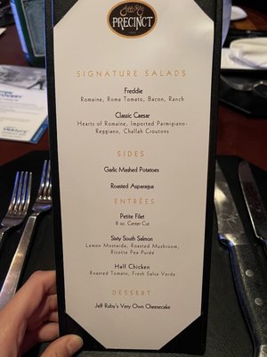 Menu photo 2 The Precinct Cincinnati, OH