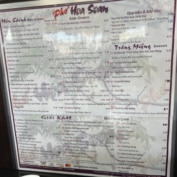 Pho Hoa Soan - Menu - Vietnamese Near Me - Garden Grove, California Pho Hoa Soan - Menu - Vietnamese Near Me - Garden Grove, California