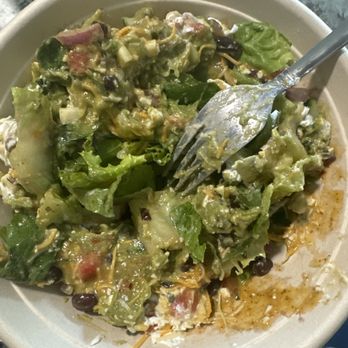 Burrito Shak - Salad bowl with no steak. - Tex-Mex Near Me - Sneads Ferry, North Carolina