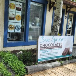 Blue Spruce Chocolates - Front of store