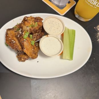 Block 15 Brewing - Korean wings - New American Near Me - Corvallis, Oregon