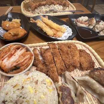 Ayame Curry & Ramen - Kimchee Mixed Plate, tempura shrimp, crockets, Chicken Katsu Plate, Gyoza - Ramen Near Me - Kaneohe, Hawaii Ayame Curry & Ramen - Kimchee Mixed Plate, tempura shrimp, crockets, Chicken Katsu Plate, Gyoza - Ramen Near Me - Kaneohe, Hawaii
