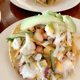 Mixed Ceviche Tostada