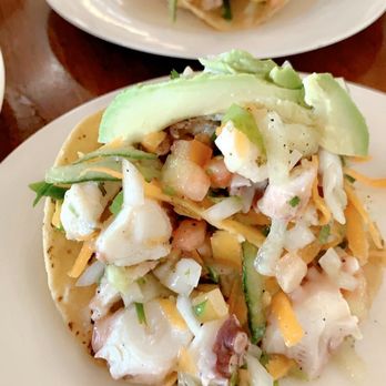El Capitán - Mixed Ceviche Tostada - Seafood Near Me - Tulum, ROO