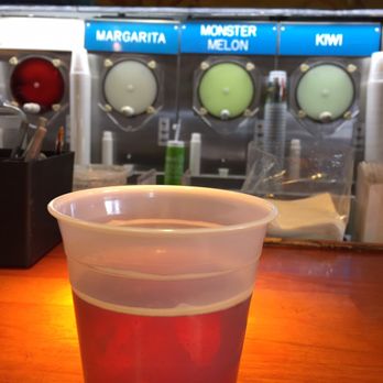 Wet Willie's - Bottled beers also available here.  No glass bottles can be taken outside, so plastic cups are used - Bars Near Me - Savannah, Georgia