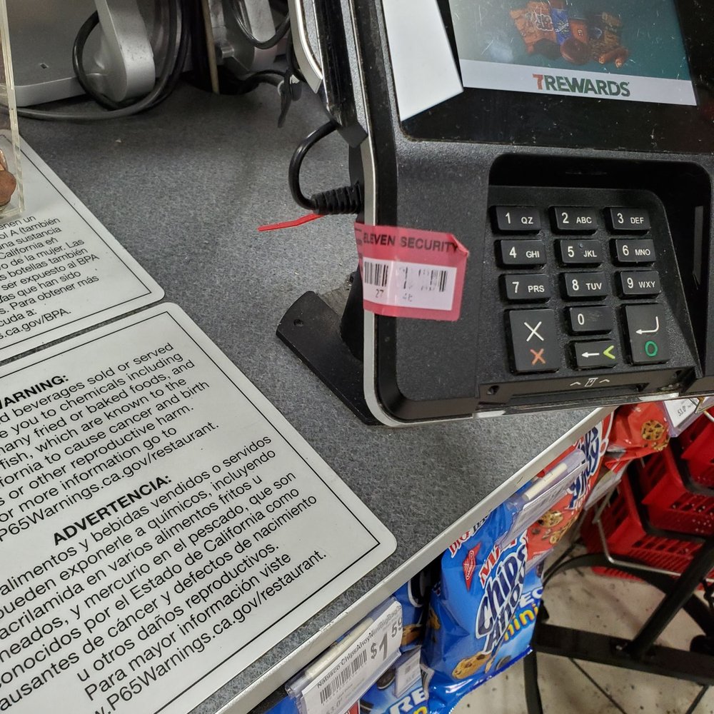 7-Eleven - Here's my proof. The sticker is the one by the entrance and the one missing the sticker is near the hotdogs stand. - Gas Stations Near Me - Chino Hills, California