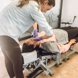 Fattie Esfahanizadeh, DC - TMJ + cranial adjustment.