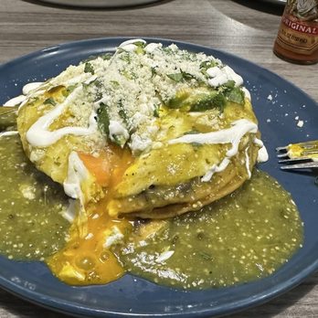 Salt & Pepper - Huevos rancheros with eggs over-medium - Breakfast & Brunch Near Me - Prescott, Arizona