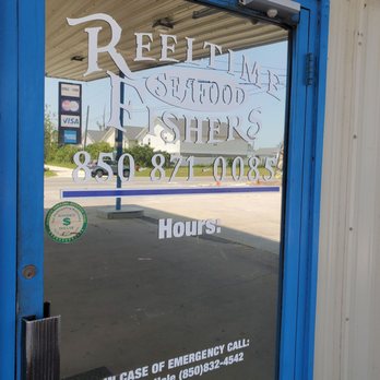 Reel Time Fishers - the reflection of the door - Seafood Markets Near Me - Panama City, Florida Reel Time Fishers - the reflection of the door - Seafood Markets Near Me - Panama City, Florida