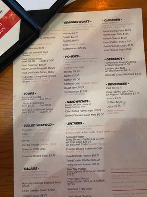 Menu photo 4 Morton's Madisonville, LA