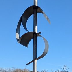 Cramerton Public Art - Spirit (Stuart Cramer) by Jan Craft, Belmont/Cramerton