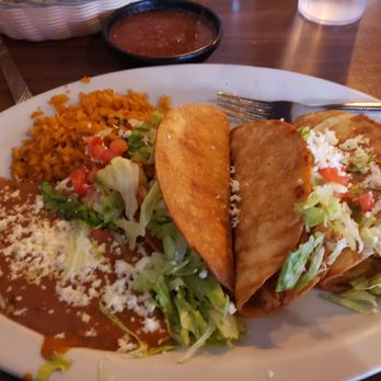Nana's Kitchen - Nana's Special. Ground Beef and Potatoe Tacos. Rice and Beans - Mexican Near Me - Tucson, Arizona