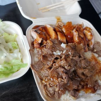 Hana Teriyaki - Beef and chicken combo w/salad-$16 - Japanese Near Me - Bellingham, Washington Hana Teriyaki - Beef and chicken combo w/salad-$16 - Japanese Near Me - Bellingham, Washington
