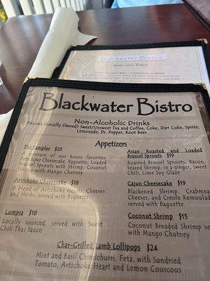 Menu photo 5 Blackwater Bistro Milton, FL
