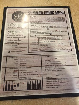 Menu photo 6 Pete's Famous Pizza Philadelphia, PA