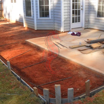 Unique Concrete Design - a patio being built - General Contractors Near Me - Greer, South Carolina Unique Concrete Design - a patio being built - General Contractors Near Me - Greer, South Carolina