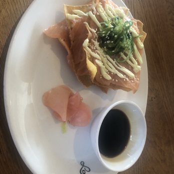 Loetje Centraal - Salmon Wonton - Modern European Near Me - Amsterdam, New Hampshire Loetje Centraal - Salmon Wonton - Modern European Near Me - Amsterdam, New Hampshire
