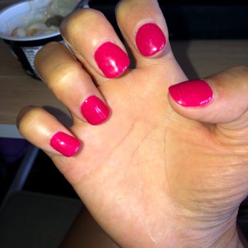 Vidura Spa - Dip nails, round squared shape - Massage Near Me - San Antonio, Texas