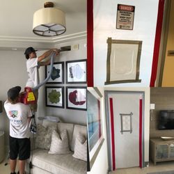 Dry Pro - Part of the process of mold restoration the AC ducts are cleaned and sanitized.