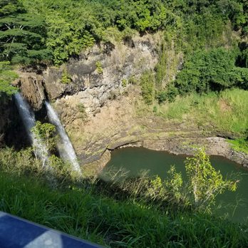Wailua Falls - Top view of the falls. - Parks Near Me - Lihue, Hawaii Wailua Falls - Top view of the falls. - Parks Near Me - Lihue, Hawaii