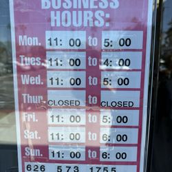 Kingdom Super Vision - Hours of operation