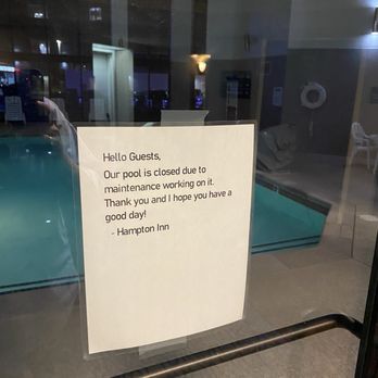 Hampton Inn Indianapolis-Ne/Castleton - This pool closure appears to have lasted a while. - Hotels Near Me - Indianapolis, Indiana Hampton Inn Indianapolis-Ne/Castleton - This pool closure appears to have lasted a while. - Hotels Near Me - Indianapolis, Indiana