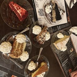 Martha's Exchange - Red velvet cake, Oreo pie, lemon cake, turtle cheesecake, carrot cake and peanut butter pie
