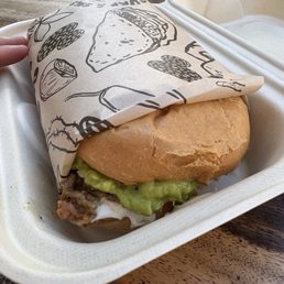 Torta de carne asada Torta de carne asada