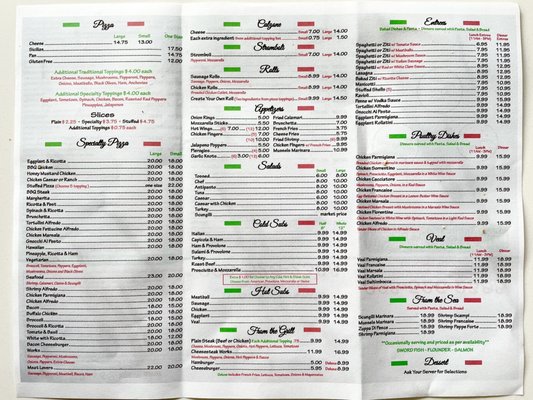 Menu photo 1 Dominick’s Pizzeria 2 Branchburg, NJ