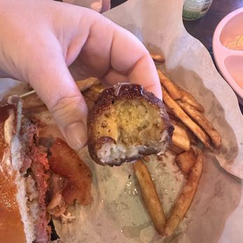 Shindigs Country Kitchen Bar & Stage - Pecktaters with no pork inside. Just a mashed potato ball. - Bars Near Me - Riverside, California Shindigs Country Kitchen Bar & Stage - Pecktaters with no pork inside. Just a mashed potato ball. - Bars Near Me - Riverside, California