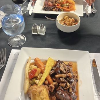Scallions Restaurant -OTC Culinary Arts - a plate of meat and vegetables - Desserts Near Me - Springfield, Missouri Scallions Restaurant -OTC Culinary Arts - a plate of meat and vegetables - Desserts Near Me - Springfield, Missouri