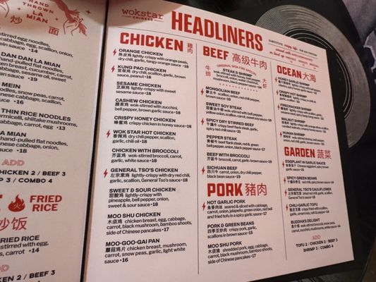 Menu photo 4 Wok Star Chinese Dallas, TX Menu photo 4 Wok Star Chinese Dallas, TX