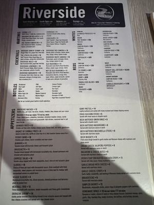 Menu photo 8 Riverside Pizza & Pub Batavia, IL