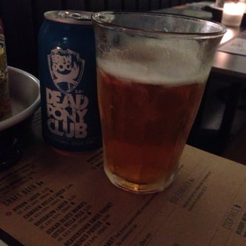 Byron - Mmm! Dead Pony American Pale Ale in a frosted Growler. Fruity! :9 - Burgers Near Me - Leicester, LCE