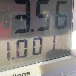 Price per gallon I brought to his attention