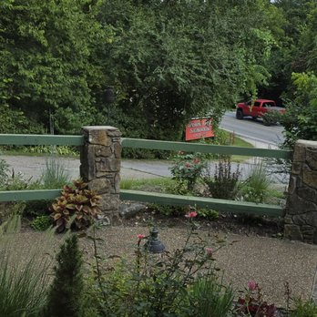 Gaskins Cabin Steakhouse - The view out the window - Steakhouses Near Me - Eureka Springs, Arkansas
