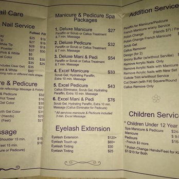 Nailspa Excel - Spa menu summer 2019 - Nail Salons Near Me - Hawthorne, California Nailspa Excel - Spa menu summer 2019 - Nail Salons Near Me - Hawthorne, California