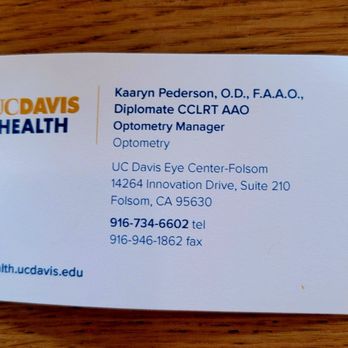 1. UC Davis Eye Center-Folsom