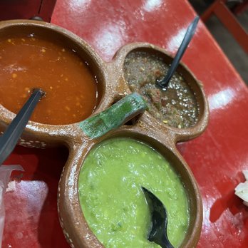 Asadero Loyola - Trio of salsas on our table - Tacos Near Me - Ensenada, BCN Asadero Loyola - Trio of salsas on our table - Tacos Near Me - Ensenada, BCN