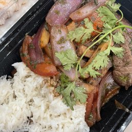 Lomo saltado - flavor was good but beef was super dry and tough
