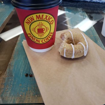 New Mexico Piñon Coffee - Biscochito doughnut + biscochito coffee - Coffee & Tea Near Me - Albuquerque, New Mexico New Mexico Piñon Coffee - Biscochito doughnut + biscochito coffee - Coffee & Tea Near Me - Albuquerque, New Mexico