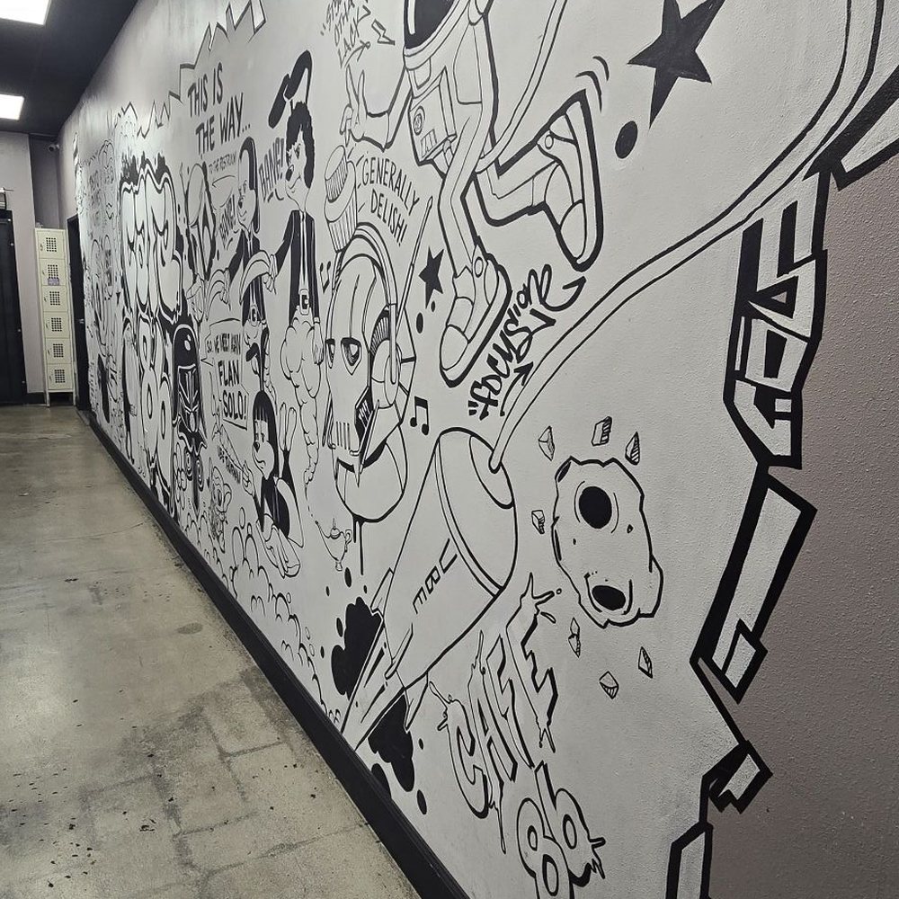 Cafe 86 - Side wall of cafe going to restroom. - Cafes Near Me - Northridge, California Cafe 86 - Side wall of cafe going to restroom. - Cafes Near Me - Northridge, California