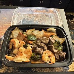 Hashi Japanese Kitchen - Steak and Shrimp Combo w/ Fried Rice
