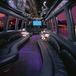 Feel Good Limo - 22 Passenger Limo Bus (Interior)