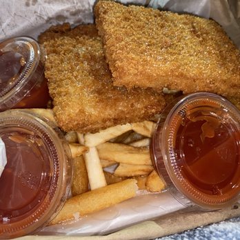 Pete's Fish & Chips - Fish and French Fries Chips with Sauce Extra sauce ($8.40) - Seafood Near Me - Tempe, Arizona Pete's Fish & Chips - Fish and French Fries Chips with Sauce Extra sauce ($8.40) - Seafood Near Me - Tempe, Arizona