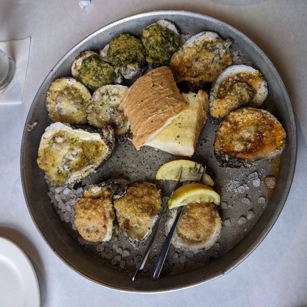 Half Shell Oyster House - Oyster sampler. - Seafood Near Me - Biloxi, Mississippi