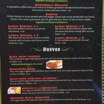 Los Amigos - Menu P4 - Mexican Near Me - Mount Pleasant, Michigan